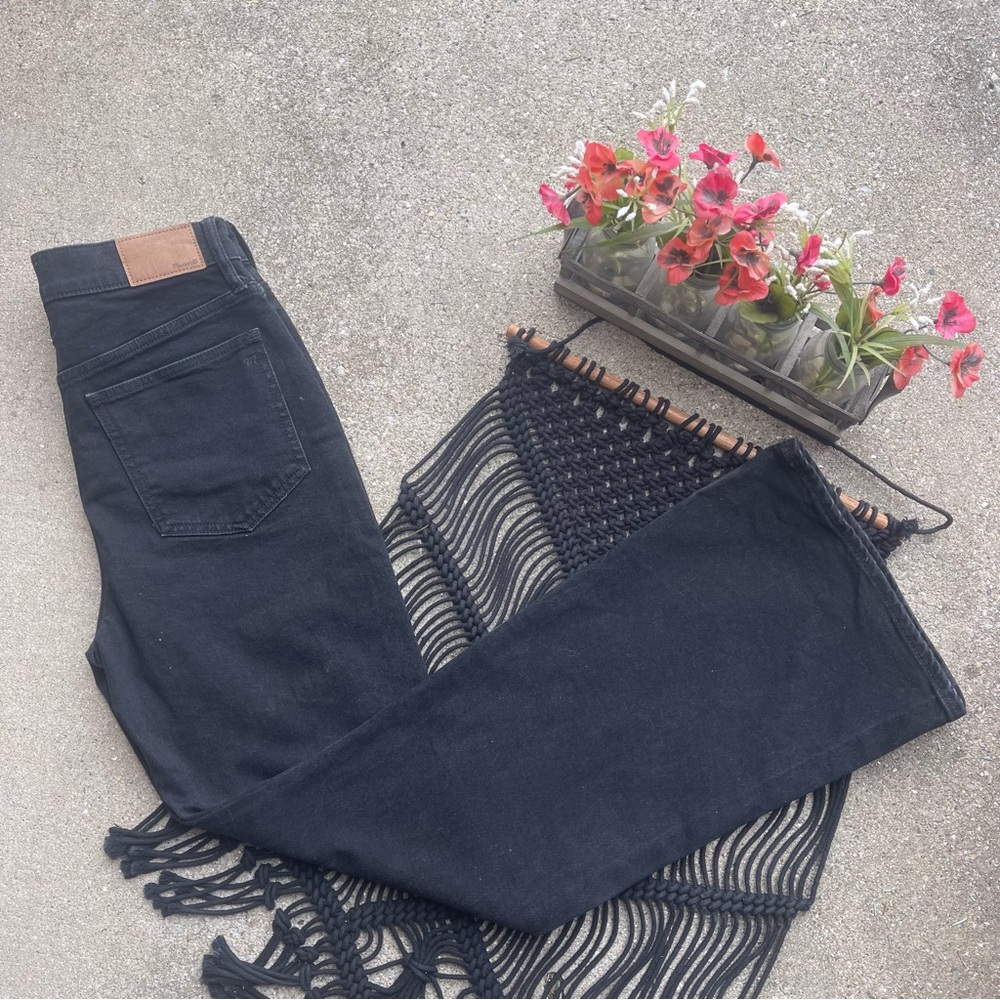 Madewell Black High Rise Flare Jeans Size 27